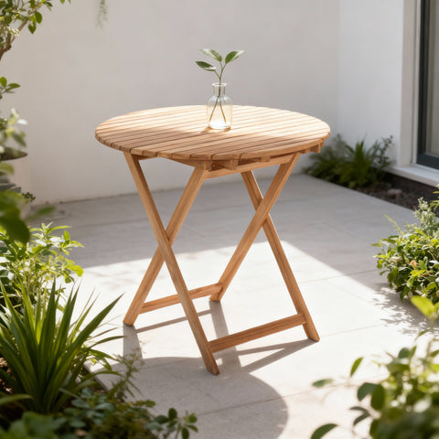 TGF-787 Florence Round Folding Table