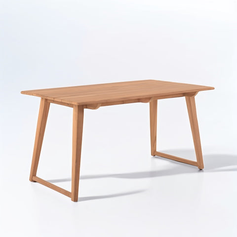 T-249 C New Bertha Dining Table 140x80 (Top Slat)