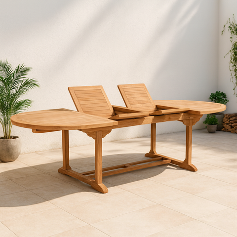 TGF-141 Oval Double Leaf Table