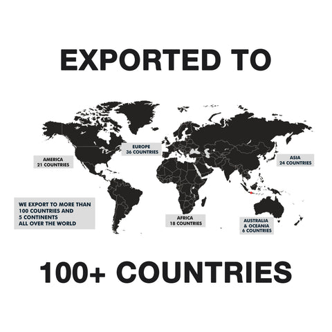 Exported to 100+ Countries